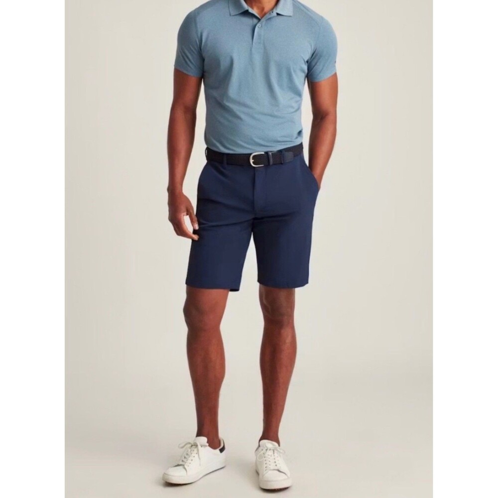 BONOBOS Maide "The Highland" golf shorts - Men's Navy Blue size 34 - Picture 2 of 7